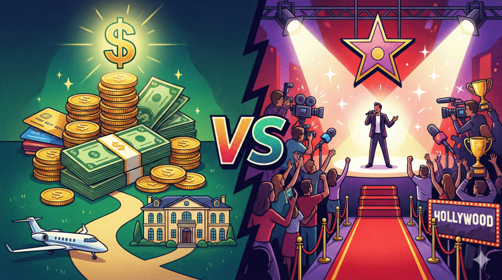 টাকা নাকি খ্যাতি: কোনটি আসলে জীবনের সেরা অর্জন? (Money vs Fame)